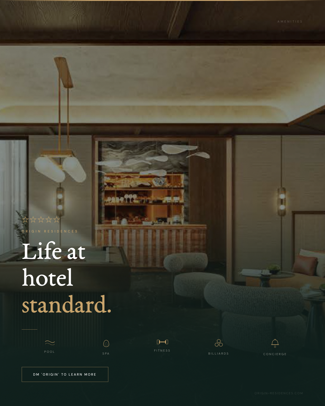 Origin Residences amenities post